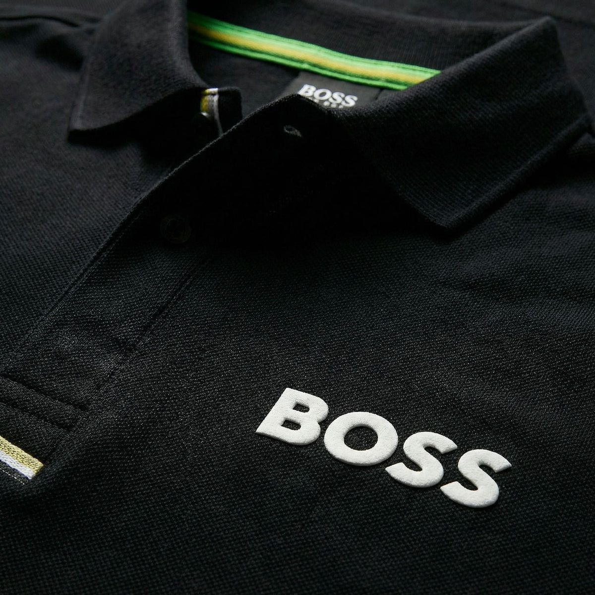 Camiseta 918006 Tipo Polo Negro para hombre