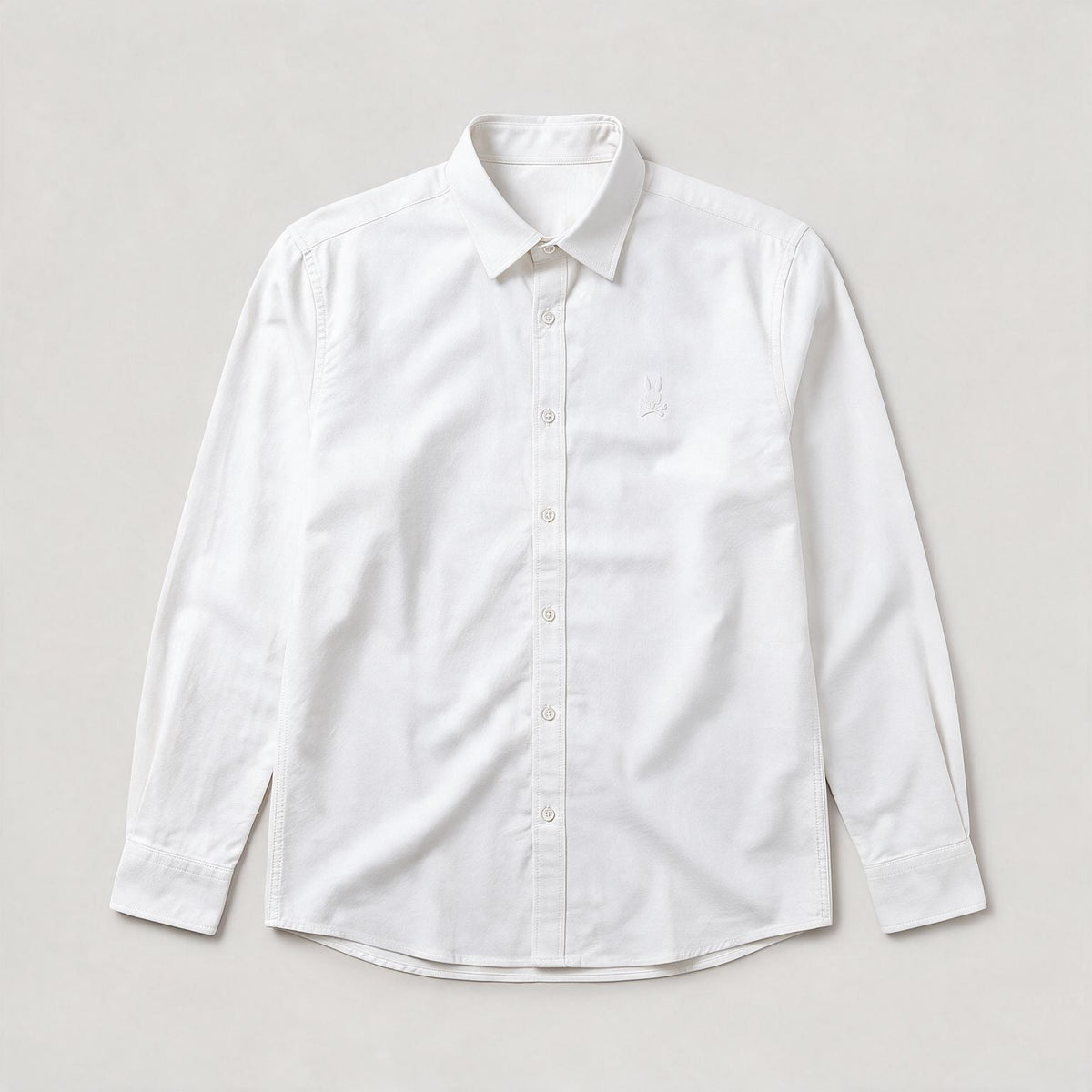 Camiseta 50021 Manga larga Blanco para hombre