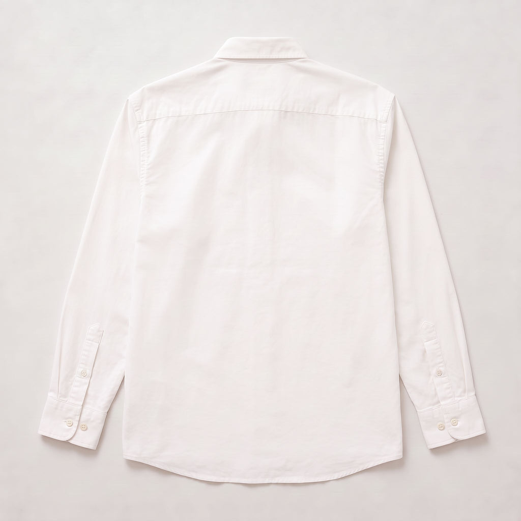 Camiseta 50018 Manga larga Crema para hombre