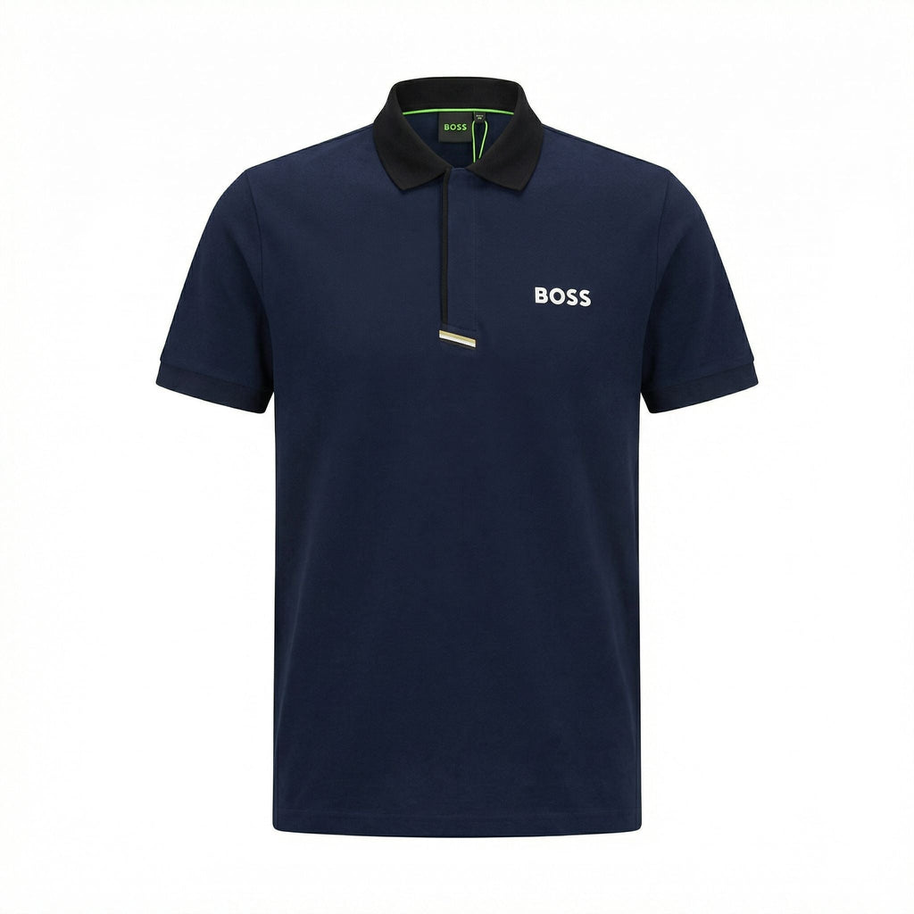 Camiseta 918006 Tipo Polo Azul Oscuro para hombre