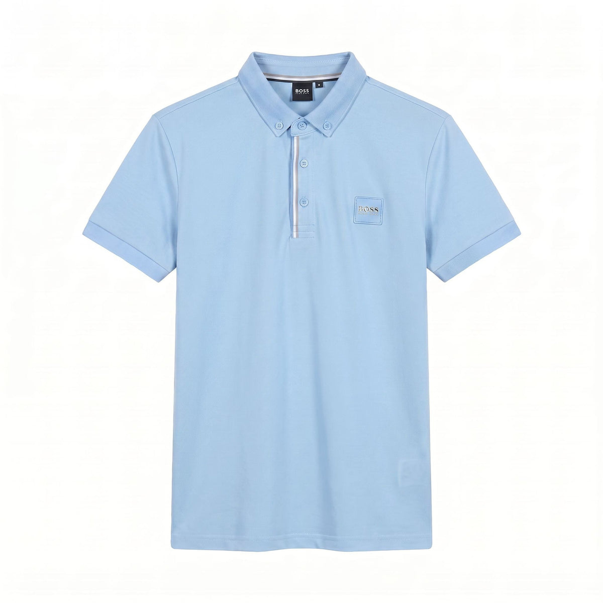 Camiseta 185026 Tipo Polo Azul Claro para hombre