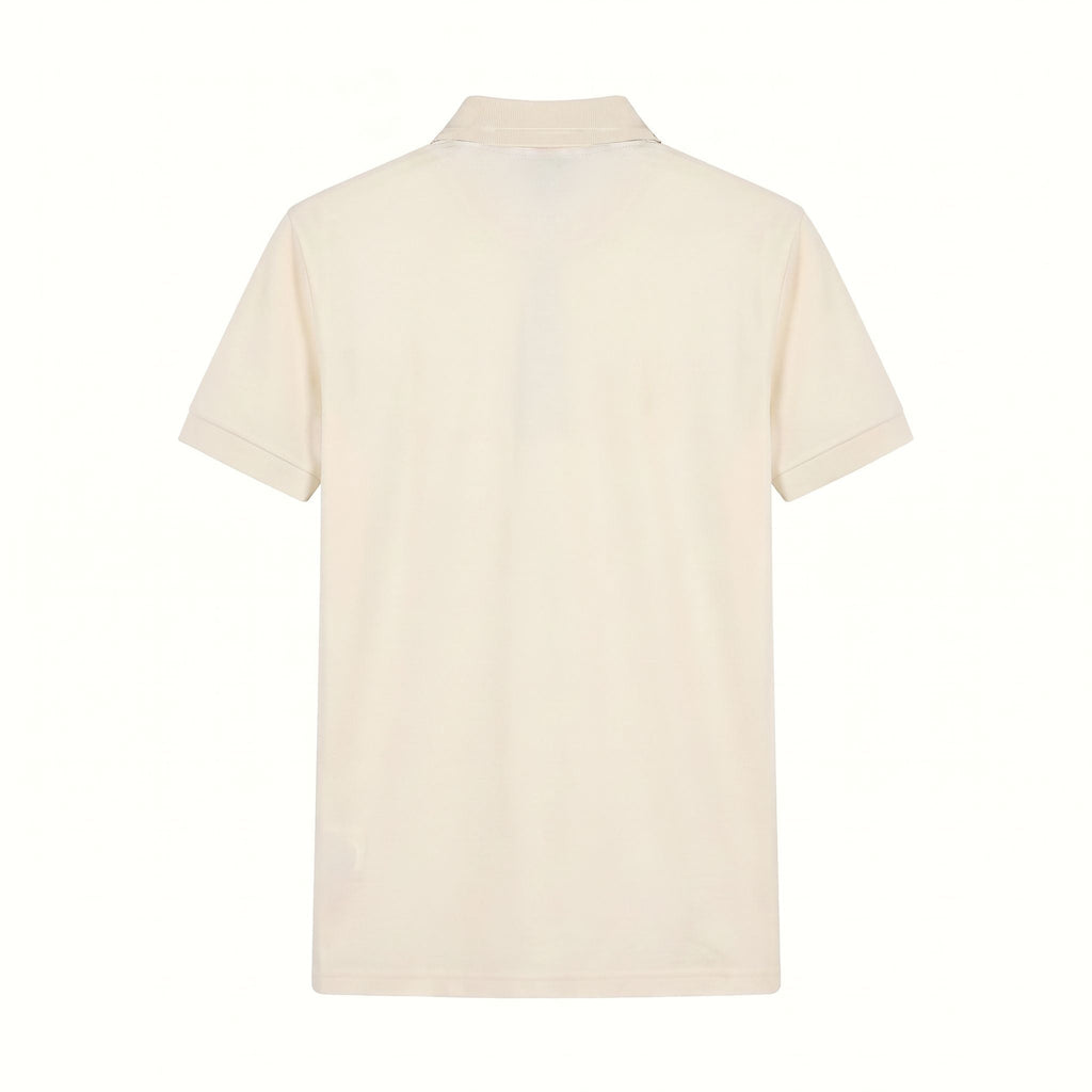 Camiseta 185027 Tipo Polo Crema para hombre