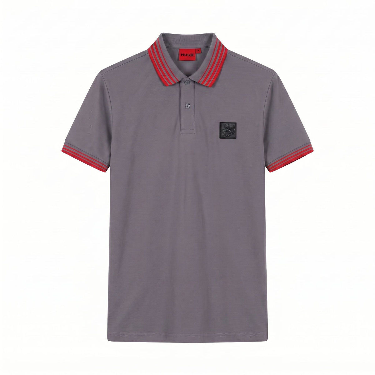 Camiseta 918022 Tipo Polo Gris Oscuro para hombre