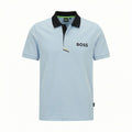 Camiseta 918006 Tipo Polo Azul Claro para hombre