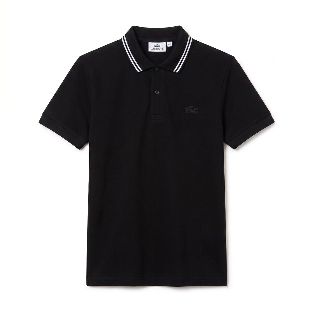 Camiseta 918011 Tipo Polo Negro para hombre