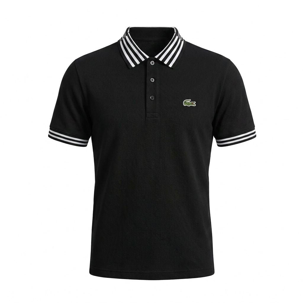 Camiseta 918010 Tipo Polo Negro para hombre