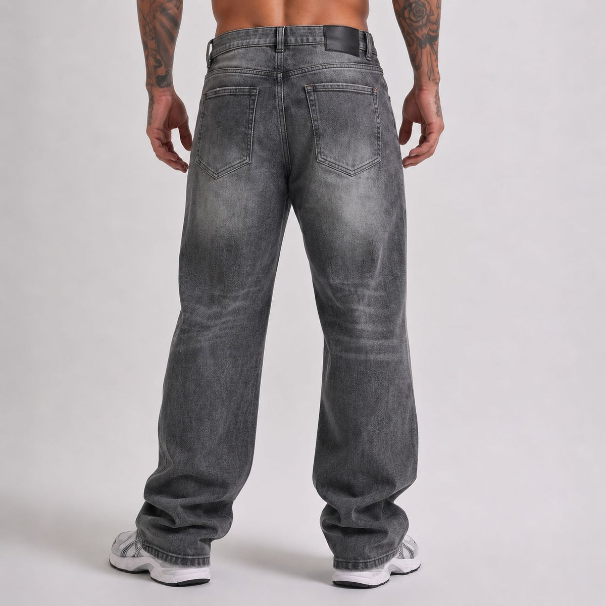 Jean PP U027L Gris Para Hombre