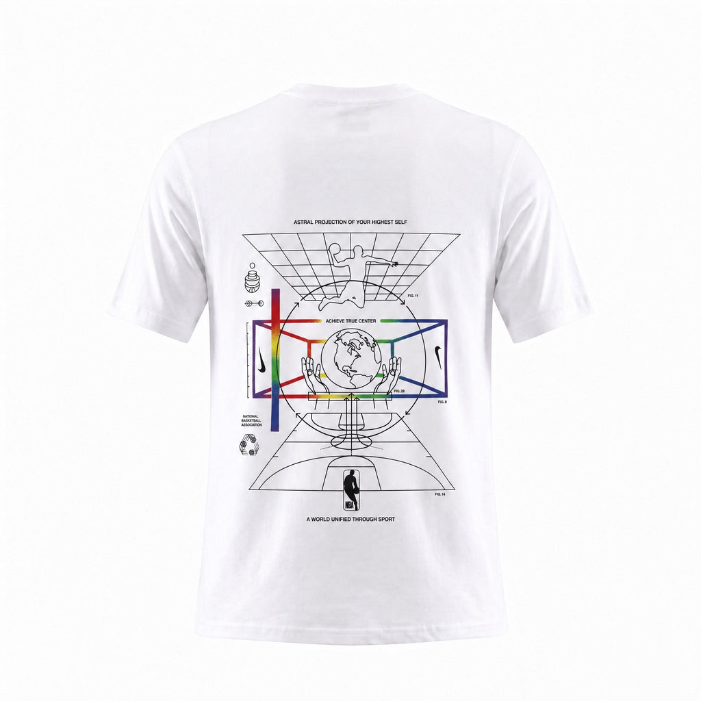 Camiseta 921012 Estampada Blanca para hombre