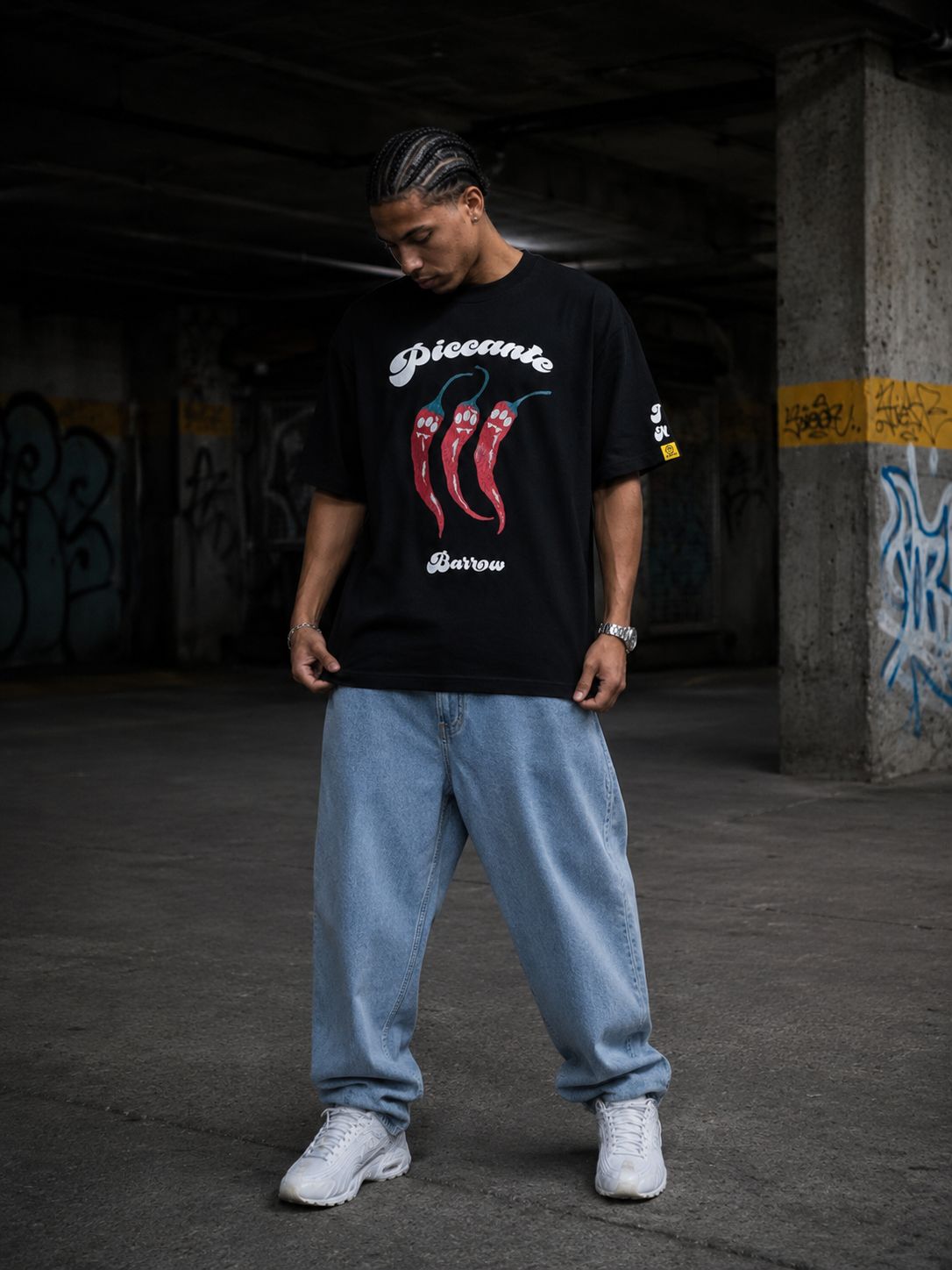 Camiseta 881199 Oversize Negra