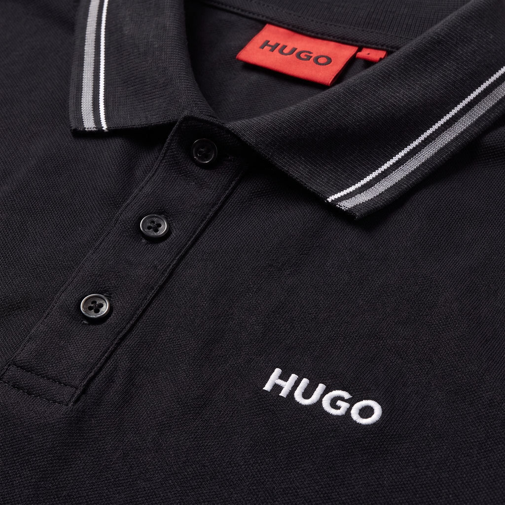 Camiseta 918021 Tipo Polo Negro para hombre