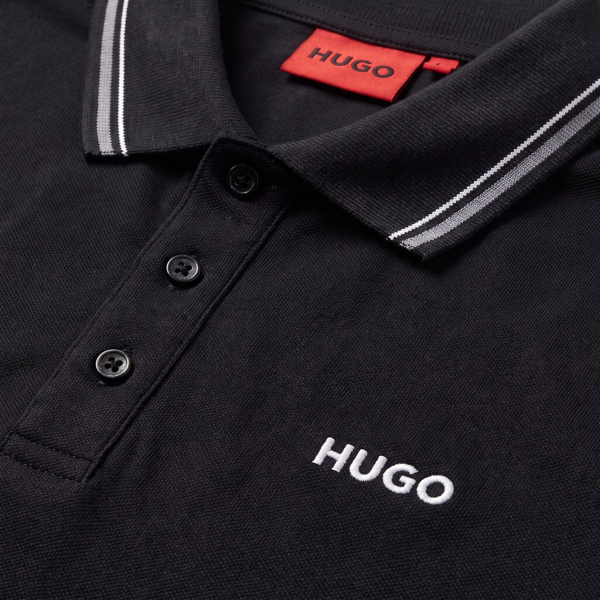 Camiseta 918021 Tipo Polo Negro para hombre