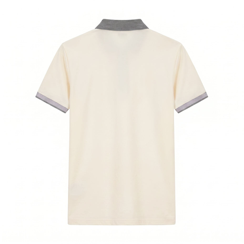 Camiseta 918013 Tipo Polo Crema para hombre