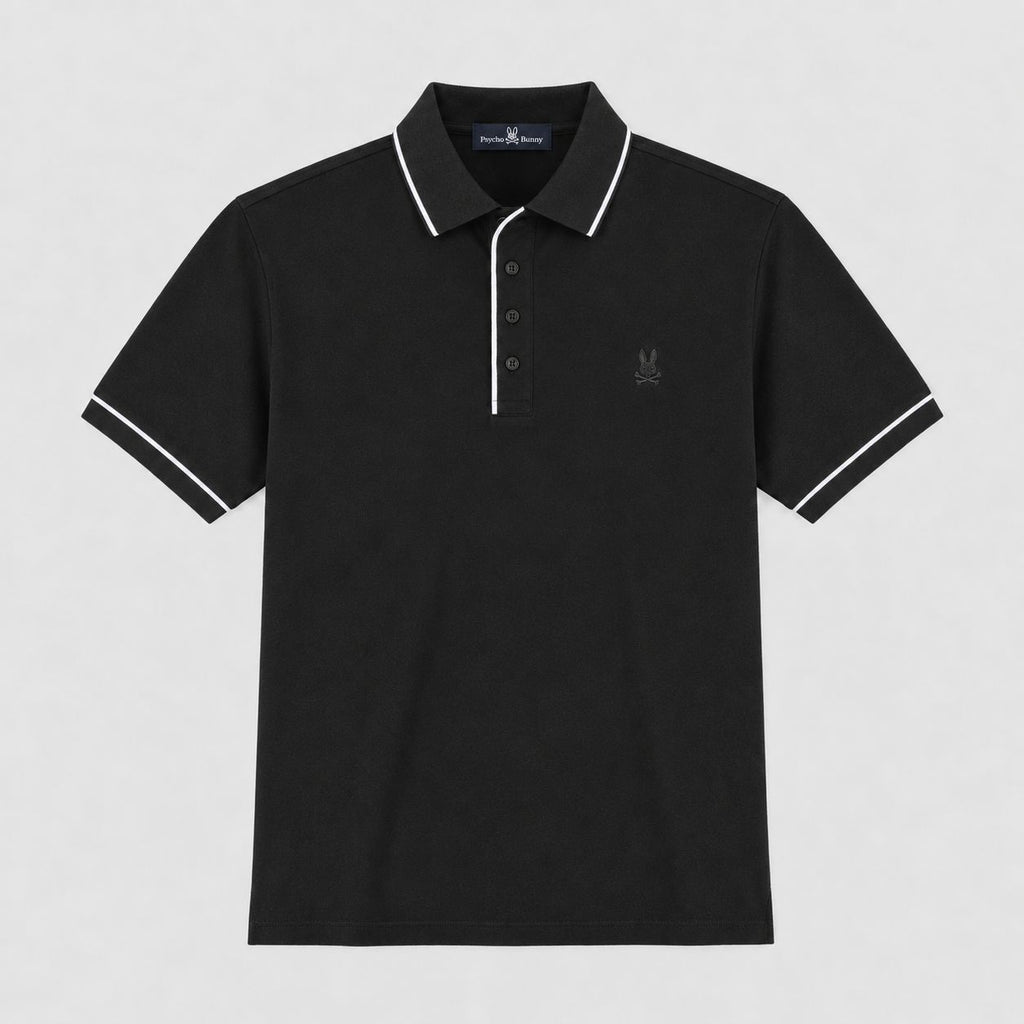 Camiseta 918017 Tipo Polo Negro para hombre