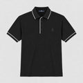 Camiseta 918017 Tipo Polo Negro para hombre