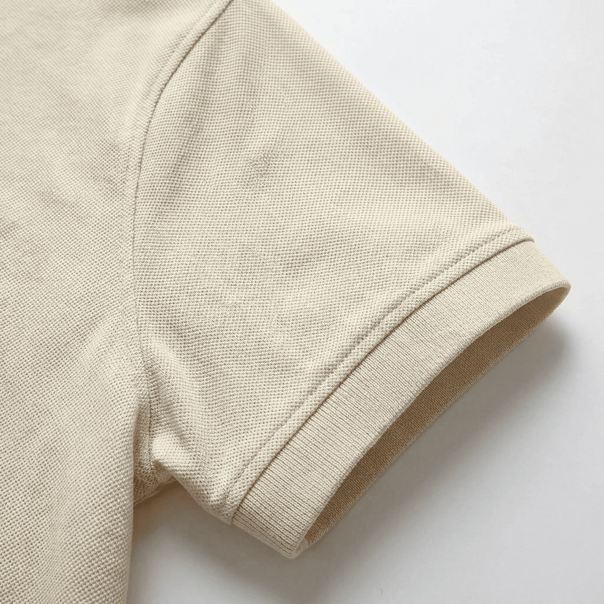 Camiseta 38032 Tipo Polo Crema Para Hombre