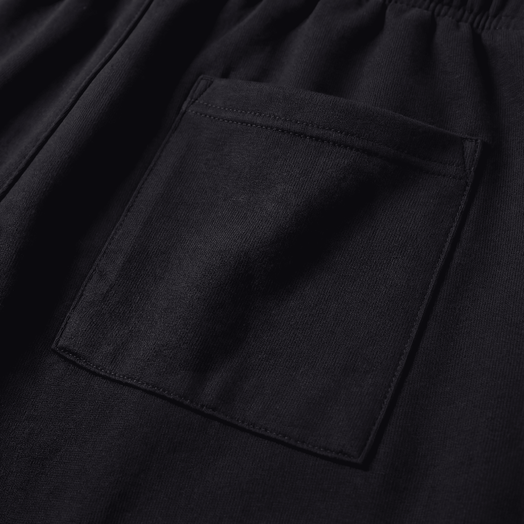 Bermuda 1818018 Negra De Algodón Para Hombre