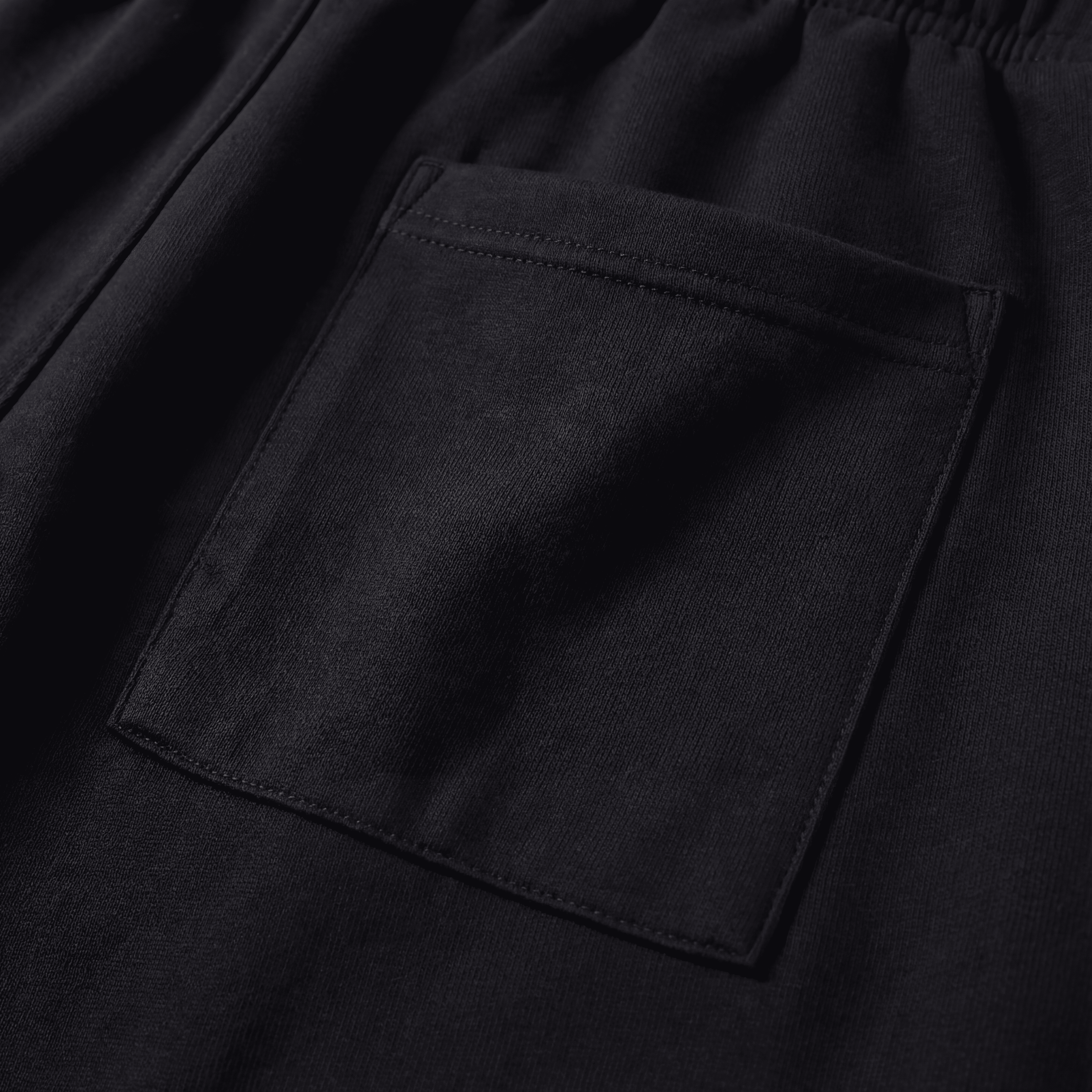 Bermuda 1818018 Negra De Algodón Para Hombre