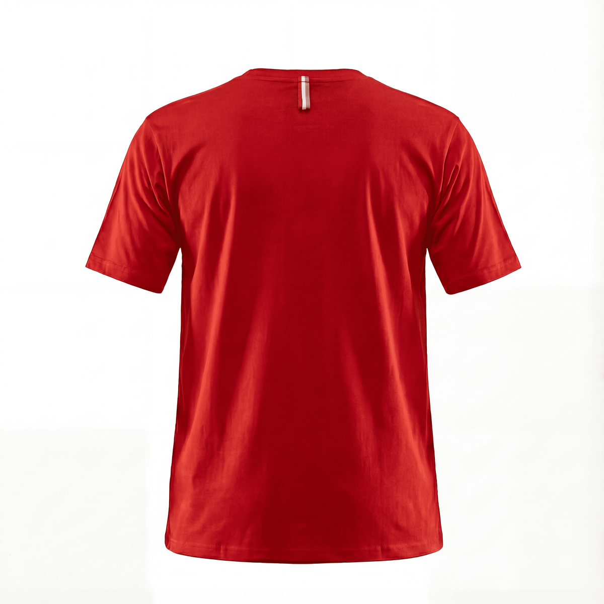 Camiseta B66048 Básica Roja Para Hombre
