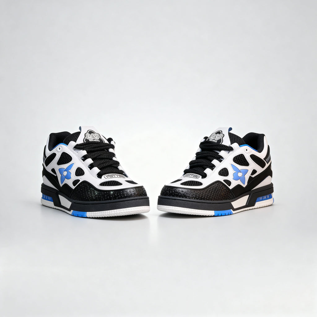 Sneakers Skate Negro/Morado