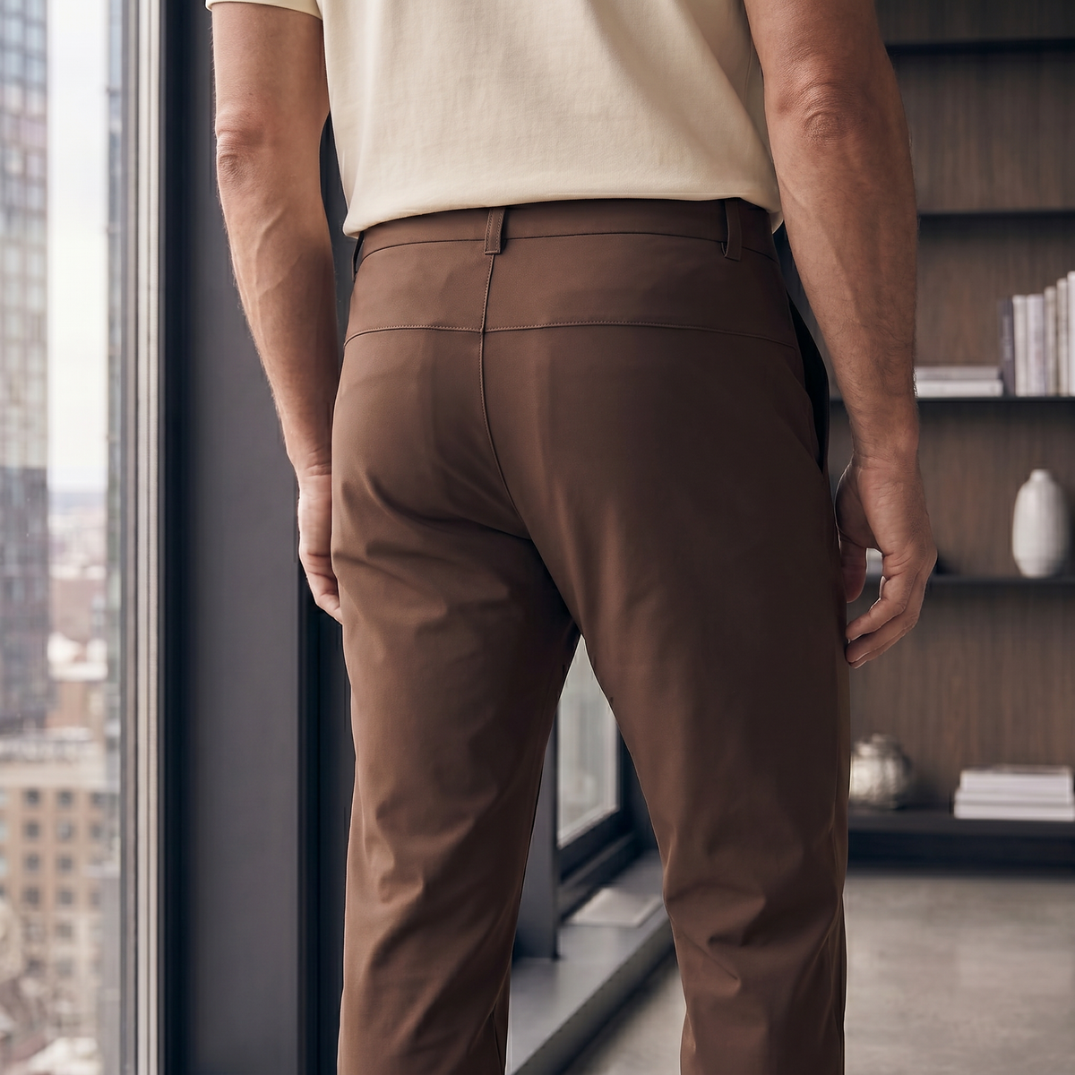 Pantalón 62360 Café Para Hombre