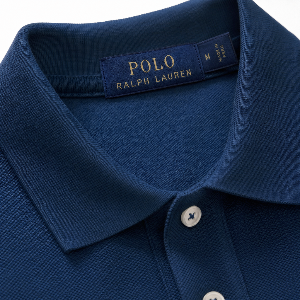 Camiseta 918007 Tipo Polo Azul Oscuro para hombre