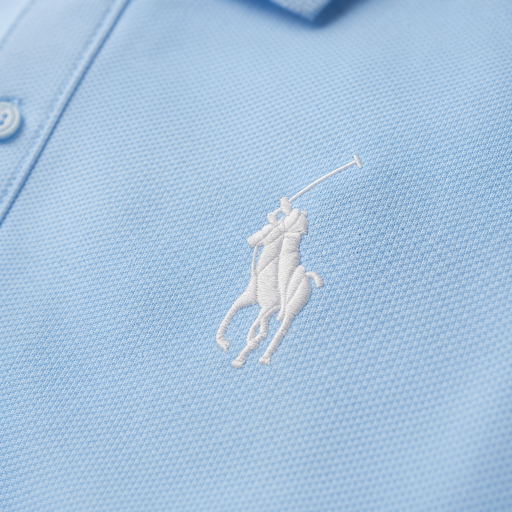 Camiseta 918007 Tipo Polo Azul Claro para hombre