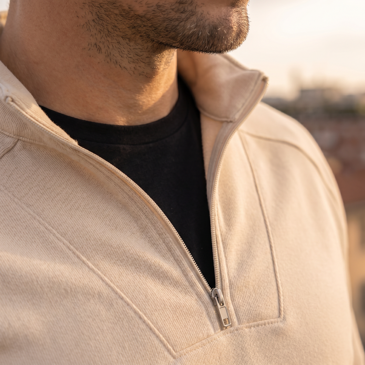 Buzo Blanco/crema Para Hombre Ref. 61219