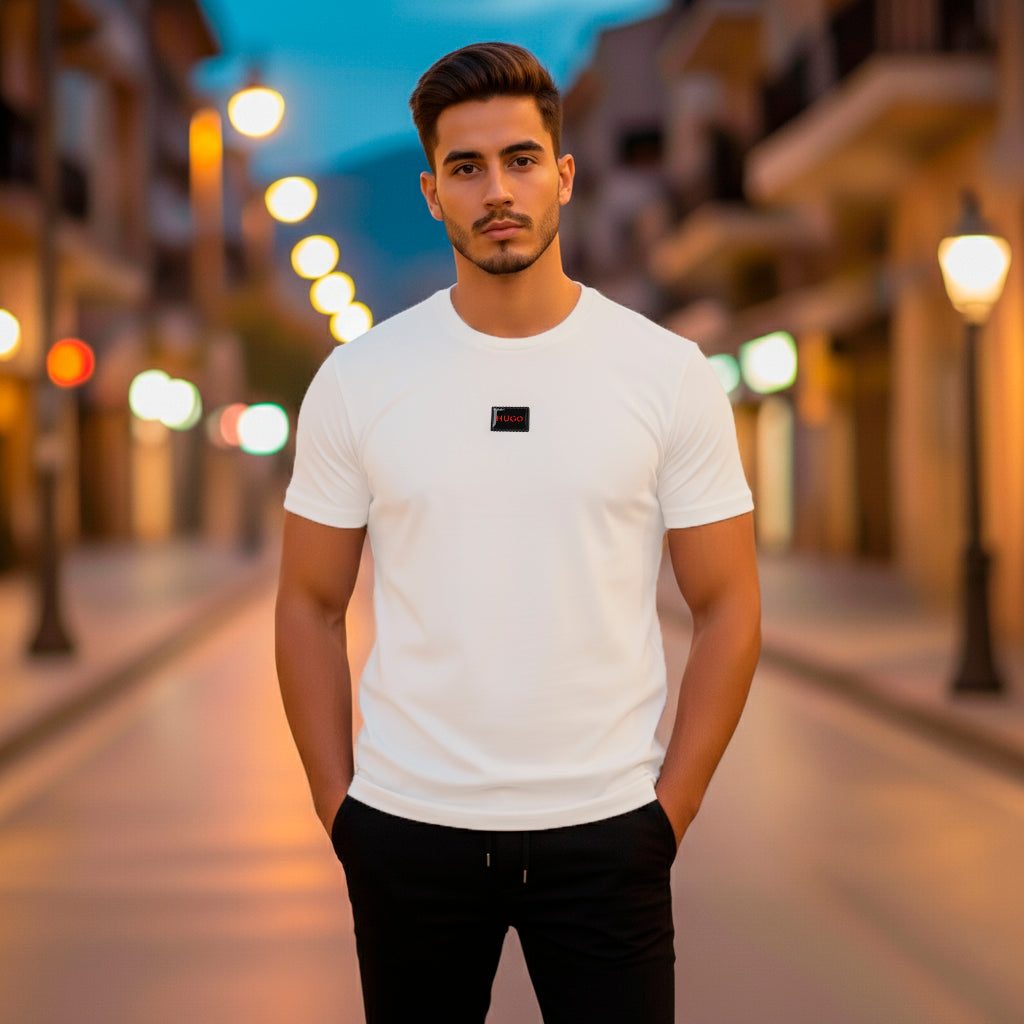 Camiseta 786880 Básica Crema Para Hombre