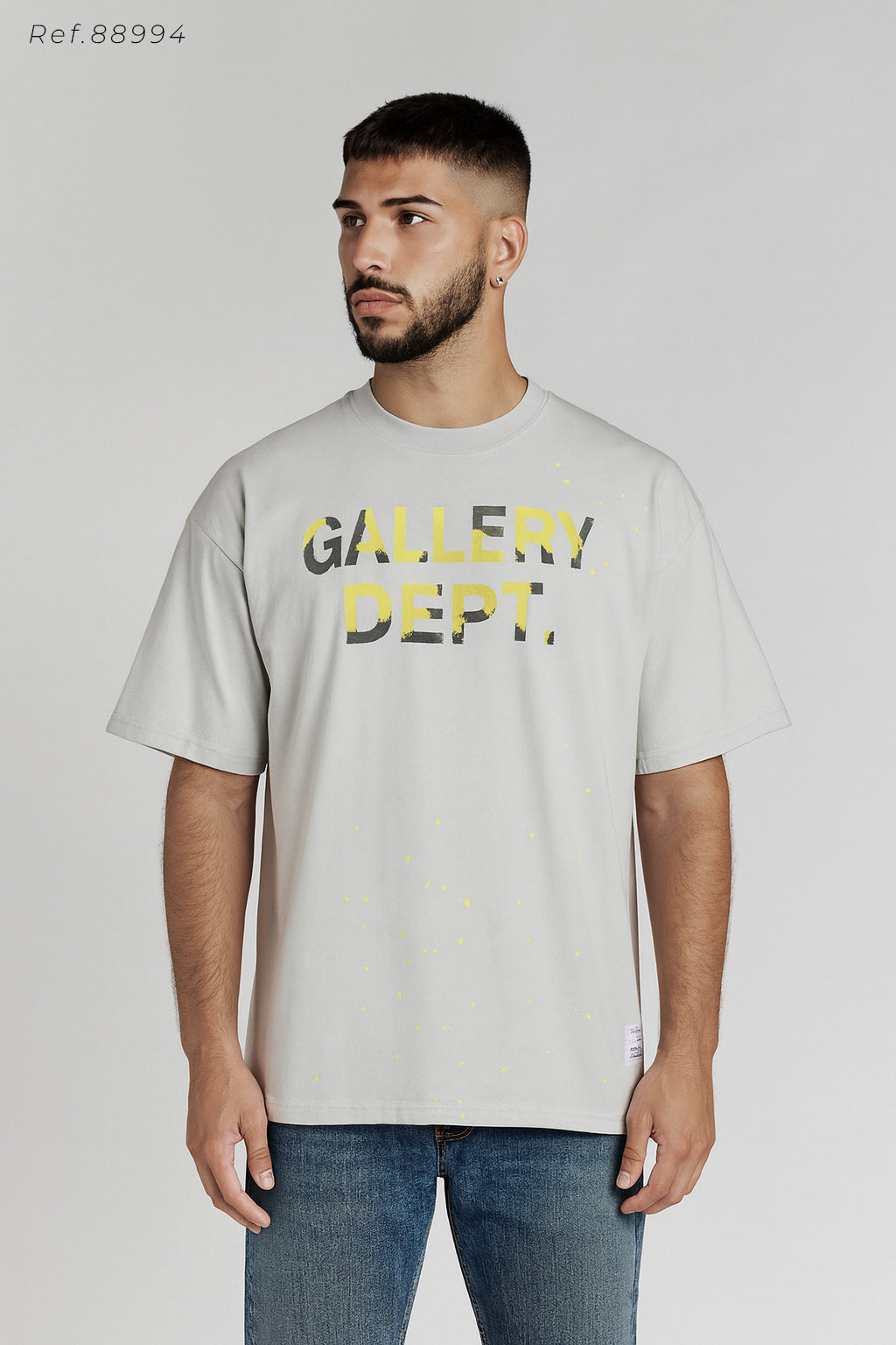 Camiseta 88994 Oversize Blanca Para Hombre