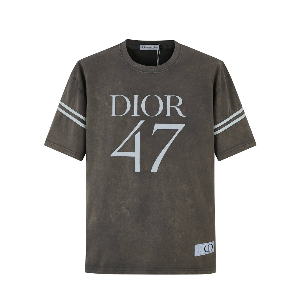 Camiseta 788246 Café Grisáceo Pickling Oversize Para Hombre
