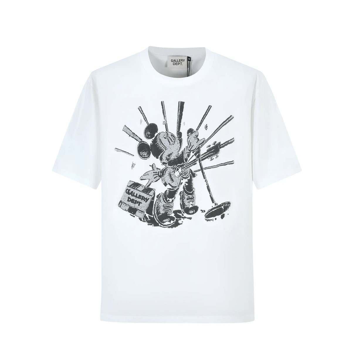 Camiseta 834010 Oversize Blanco Para Hombre