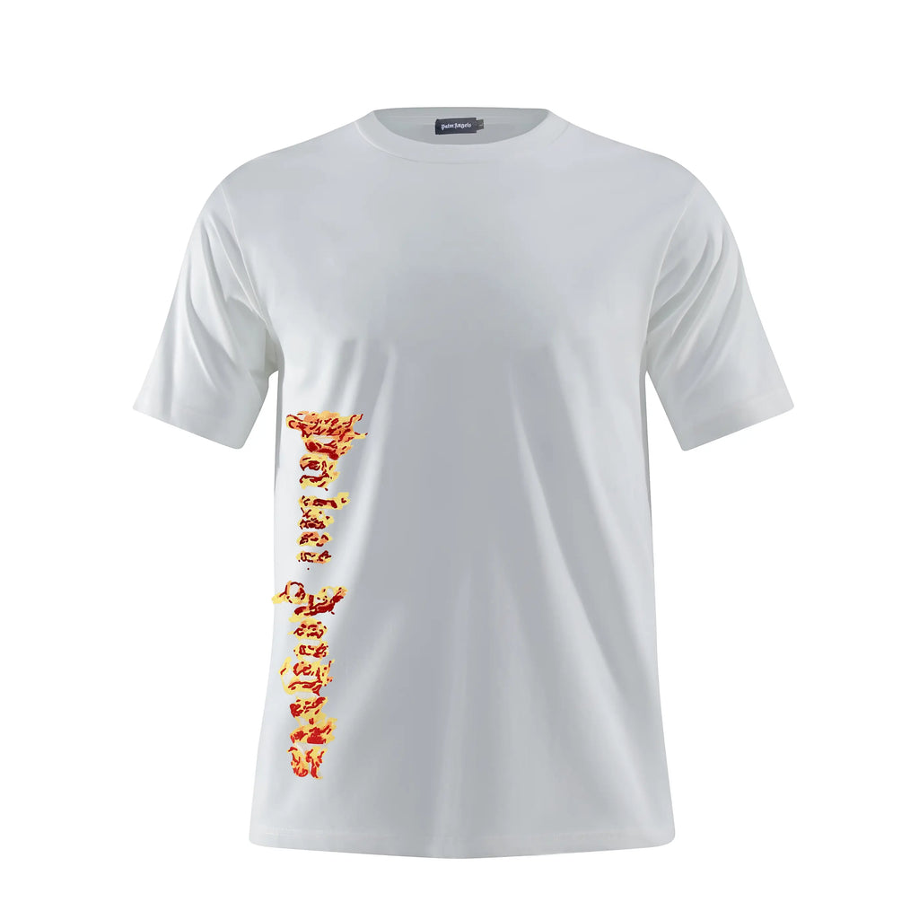 Camiseta 66038 Estampada Blanca Para Hombre
