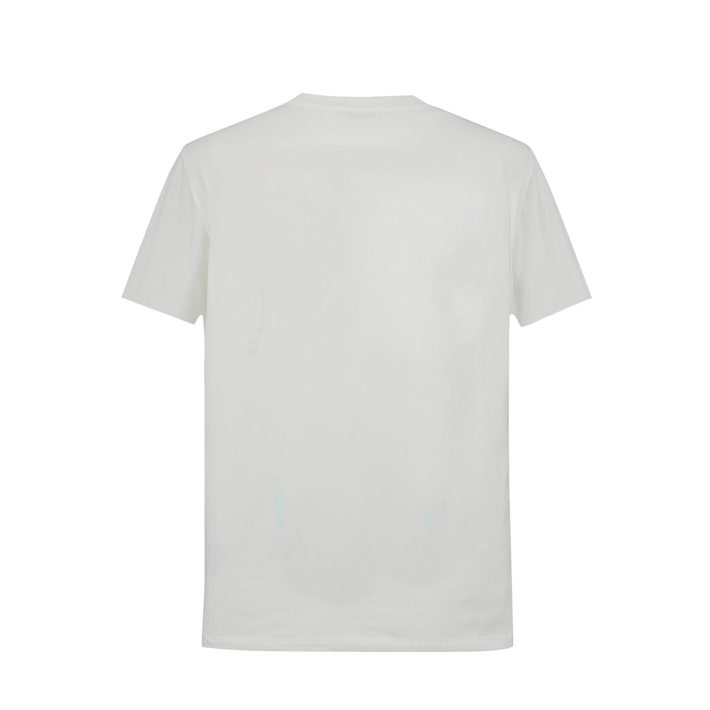 Camiseta 66011 Estampada Blanca Para Hombre