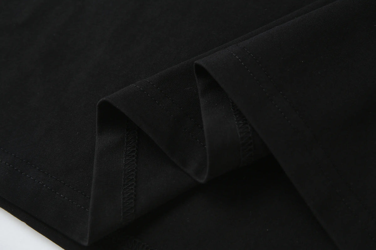 Camiseta 66632 Básica Negra Para Hombre