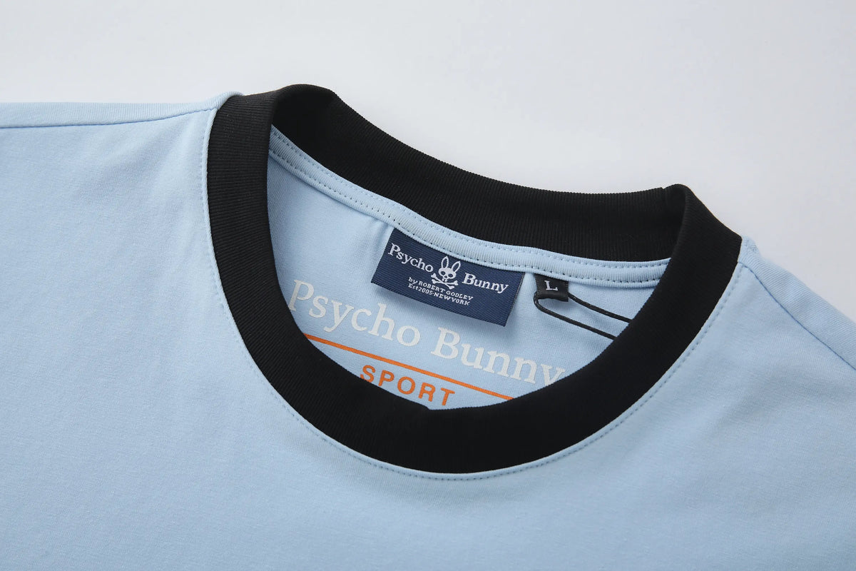 Camiseta 66632 Básica Azul Claro Para Hombre