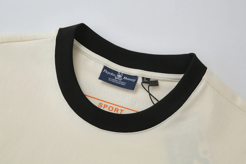 Camiseta 66632 Básica Crema Para Hombre