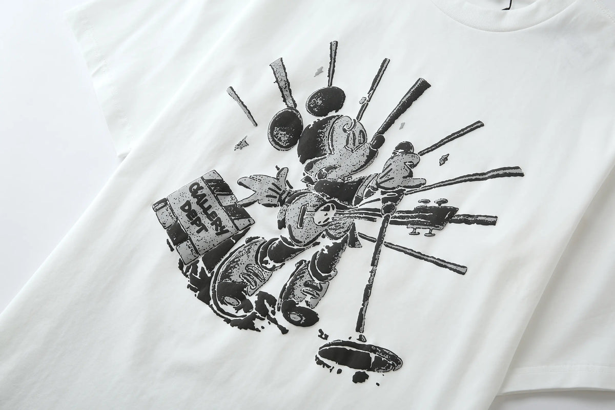 Camiseta 834010 Oversize Blanco Para Hombre