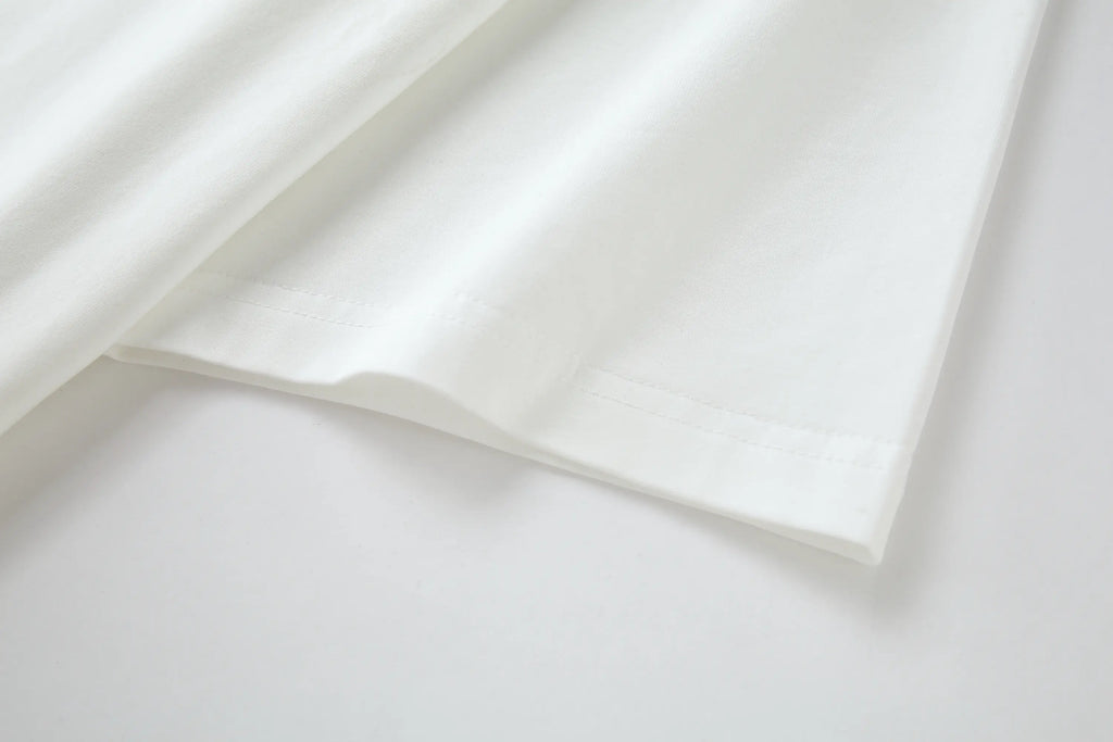 Camiseta 834010 Oversize Blanco Para Hombre