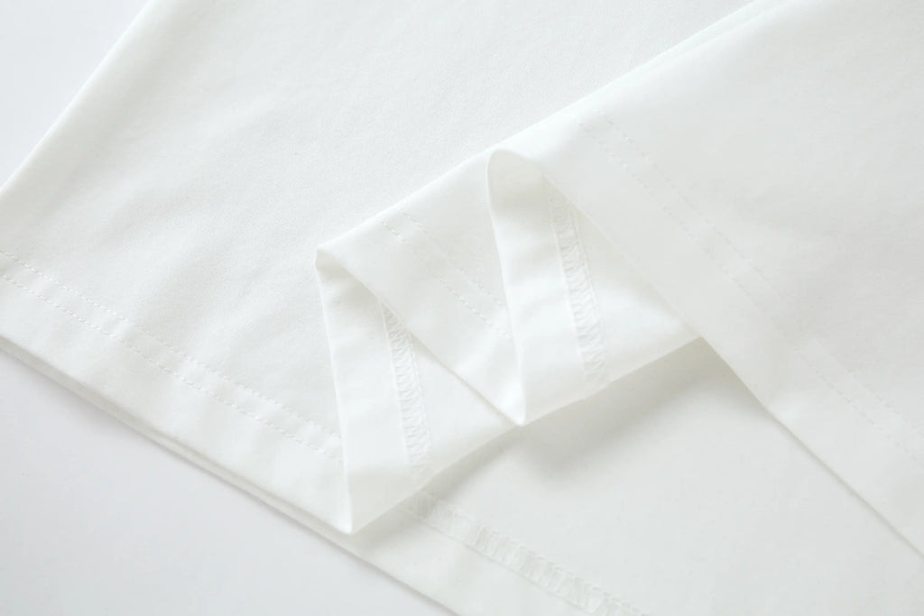 Camiseta 834010 Oversize Blanco Para Hombre