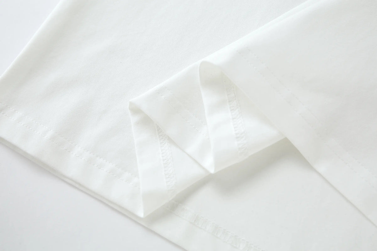 Camiseta 834010 Oversize Blanco Para Hombre