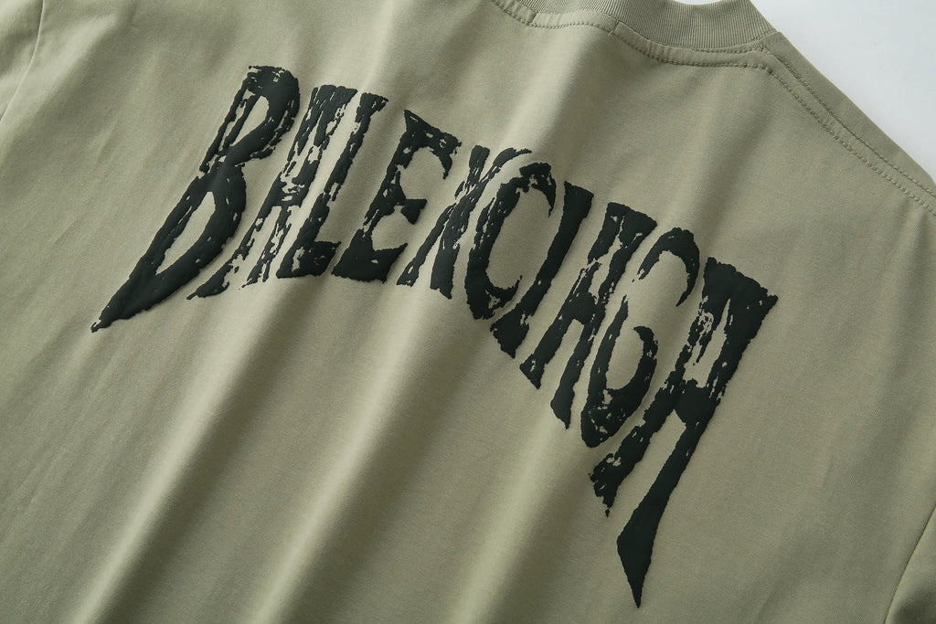 Camiseta 788247 Oversize Verde Grisáceo Para Hombre